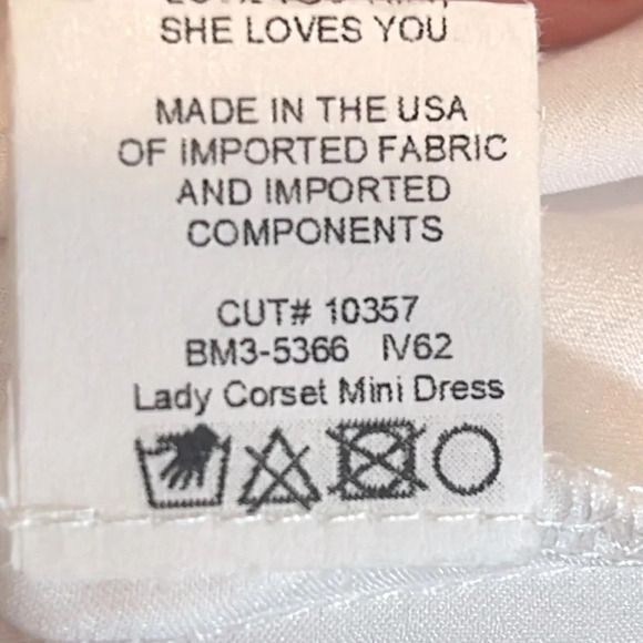 Show Me Your MUMU Lady Corset Mini Dress size XL - Picture 8 of 11